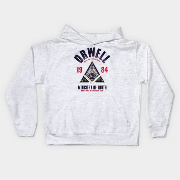 Department Of Propaganda Kids Hoodie by NotoriousMedia